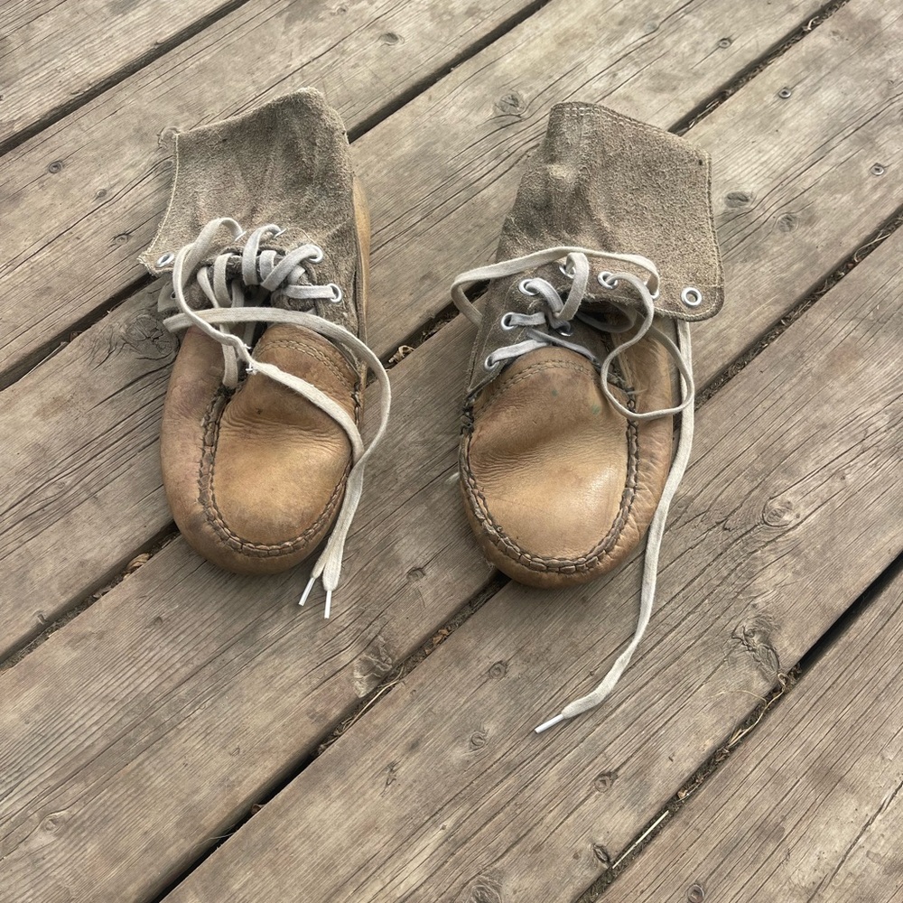 Vintage Leather Moccasins Mukluks